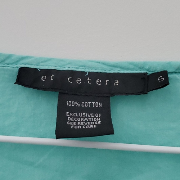 ET CETERA ocean blue tunic - Picture 2 of 4